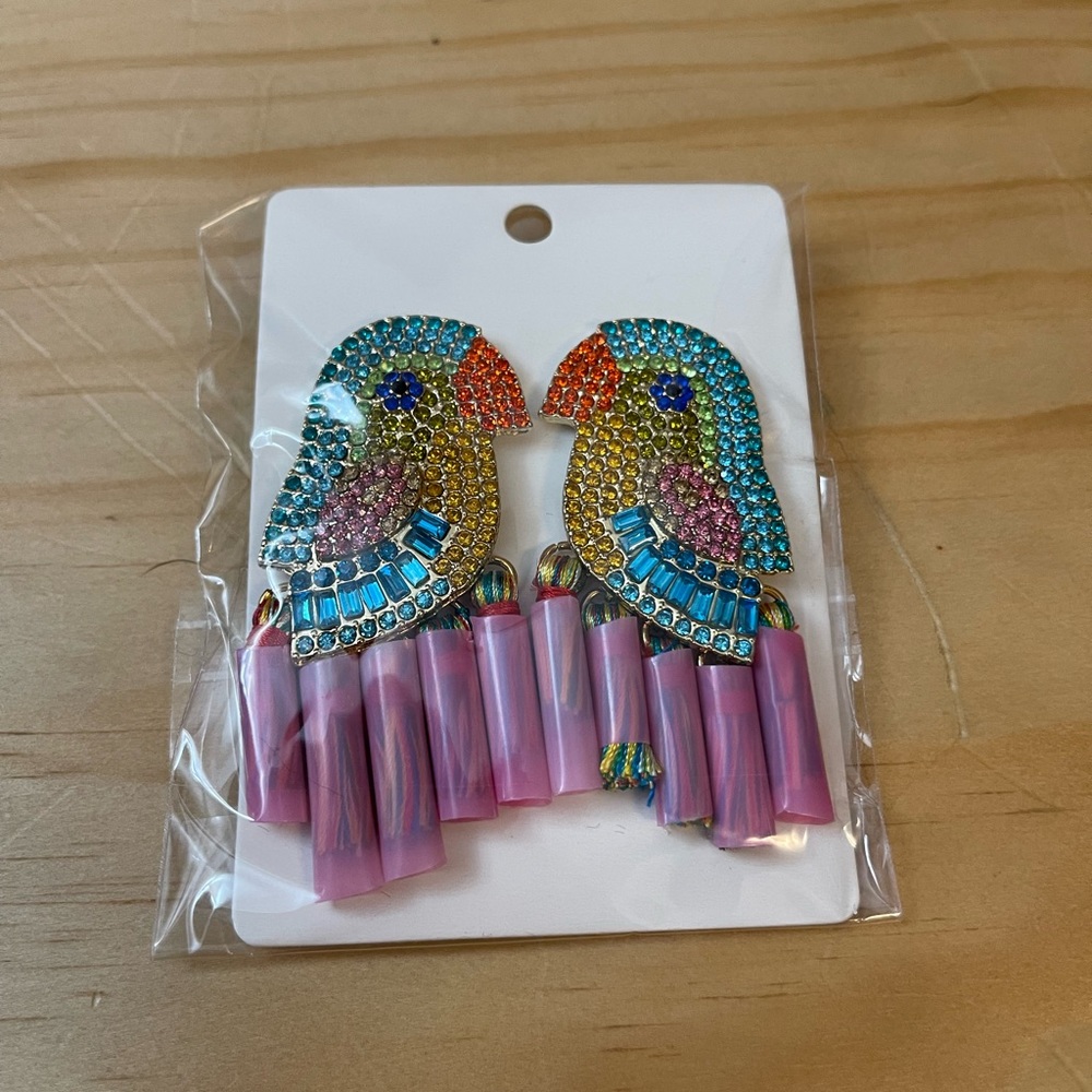 Parrot Earrings NEW